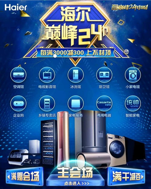 海爾攜手京東開啟 巔峰24小時 高端產品引領家電消費升級